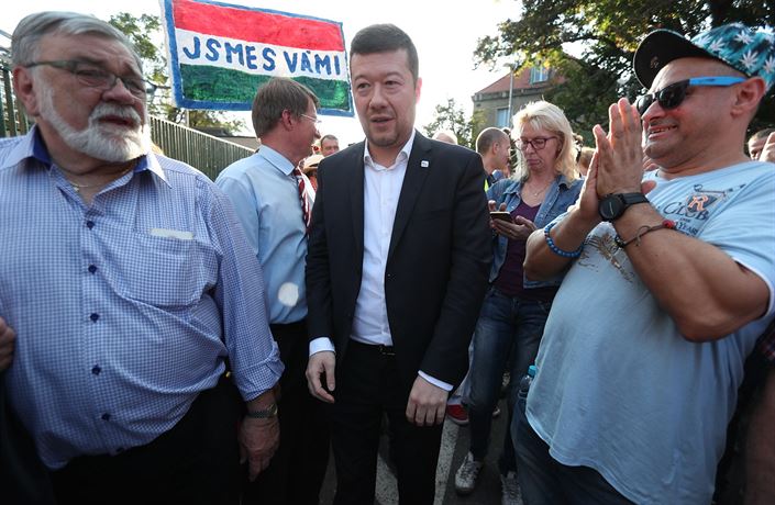 Okamurova SPD svolala nespokojené na Václavské náměstí. Na demonstraci  vystoupí Le Penová i Wilders | Domov | Lidovky.cz
