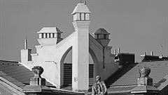 komíny v gaudíovském stylu na dom na Janákov nábeí
