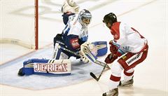 Utkání 3. kola hokejové extraligy: HC Olomouc - HC Kometa Brno, 22. zá�í 2018 v...