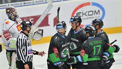 Utkání 5. kola hokejové extraligy: BK Mladá Boleslav - HC Sparta Praha, 28....
