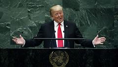 Nesmli se mn, smli se se mnou, reaguje Trump na salvy smchu na pd OSN
