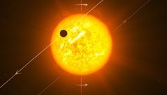 Exoplaneta obíhá kolem své hvzdy po netradiní dráze a opaným smrem, ne...