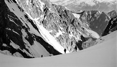 Jedna z Heckelových horských expedic. Ukázka z výstavy Vilém Heckel 100, kterou...