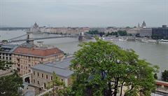 Výhled na Budape z paláce.