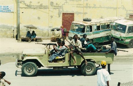 Ozbrojenci v Mogadiu.