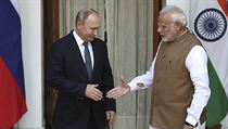 Indick premir Indian Minister Narendra Modi a rusk prezident Vladimir Putin.