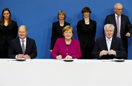 Zástupci CDU/CSU a SPD.