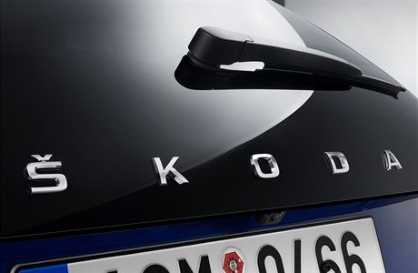 Bude prvním evropským modelem s nápisem Škoda na pátých dveřích místo loga.