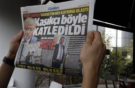 Takhle byl Chakd zavradn, zn titulek lnku v tureckch novinch Yeni...