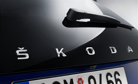 Bude prvním evropským modelem s nápisem Škoda na pátých dveřích místo loga.