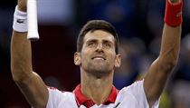 Novak Djokovič po vítězství nad Alexandrem Zverevem