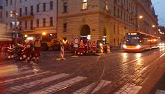 Od �tvrtka z Lazarské nepojedou tramvaje.