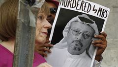Zmizení Cháakdího vyvolalo vlnu protest ped konzulátem Saúdské Arábie v...