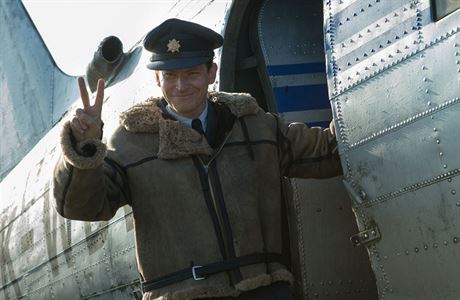 David vehlík jako kapitán RAF Emil Malík. Snímek Balada o pilotovi (2018)....