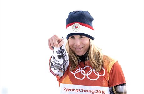 Ester Ledeck Dvojnsobn olympijsk vtzka z letonch zimnch her v...