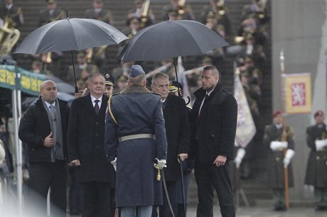 Prezidenti eské a Slovenské republiky, Milo Zeman a Andrej Kiska.