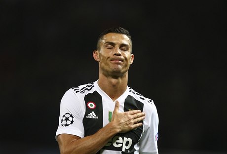 Cristiano Ronaldo po utkání s Manchesterem United.