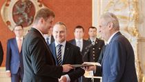 Prezident republiky Milo Zeman jmenoval na Praskm hrad Tome Petka do...