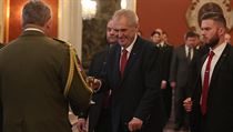 Prezident Zeman jmenoval 28. října deset nových generálů.