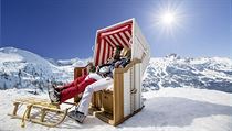 Odpočinek při lyžování v Nassfeldu.