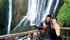 Díky hostitelovi jsme mli i prohlídku kolem vodopád Ouzod, Maroko