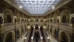 Slavnostní otevení Národního muzea k píleitosti výroí 100 let republiky.