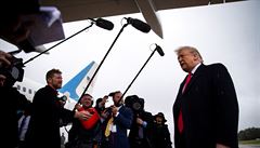 Prezident USA Donald Trump se vyjaduje k útoku v Pittsburghu.