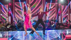 Adam Mi�ík a Kate�ina Krakowková. Devátá série sout�e StarDance. 2018.