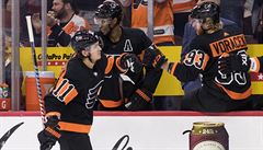 NHL: Philadelphia navzala na vhru z Prahy a porazila New Jersey, Vorek nebodoval