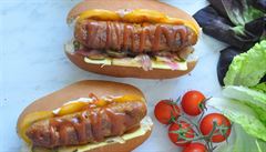 Veganský hot dog