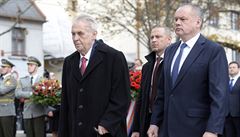 Český prezident Miloš Zeman a prezident Slovenska Andrej Kiska 30. října 2018 v... | na serveru Lidovky.cz | aktuální zprávy