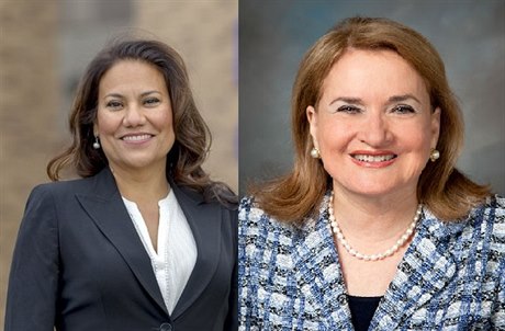 Sylvia Garciová a Veronica Escobarová budou prvními hispánkami za Texas v...