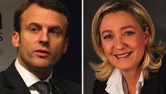 Marine Le Penová v předběžném průzkumu porazila Emmanuela Macrona