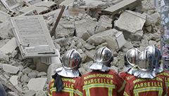 V sutinách zřícených budov v Marseille našli tělo páté oběti, pátrání po dalších mrtvých pokračuje