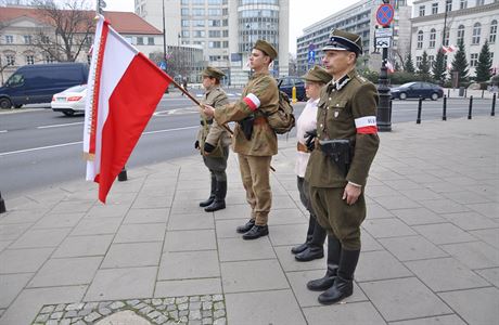 Výročí slavili i příslušníci polské armády.