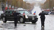 V Paříži u Vítězného oblouku začala vzpomínková ceremonie u příležitosti stého...
