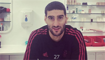 Fotbalista Manchesteru United Marouane Fellaini.