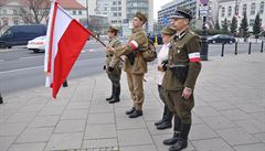 Výročí slavili i příslušníci polské armády.