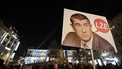 Protestní akce proti Babišovi a jeho vládě trvala dvě hodiny. | na serveru Lidovky.cz | aktuální zprávy