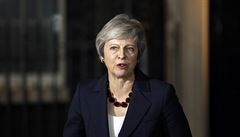 Britská premiérka Theresa Mayová po jednání vlády.