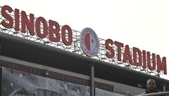 Sinobo. Nový vlastník Slavie, podle nho se jmenuje i stadion v Edenu.