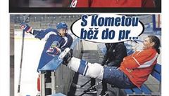 �éf Kladna Jaromír Jágr vítá novou posilu Tomá�e Plekance
