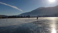Ledové království na p�ilehlých jezerech.
