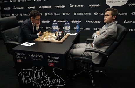 MS v achu 2018: Caruana - Carlsen