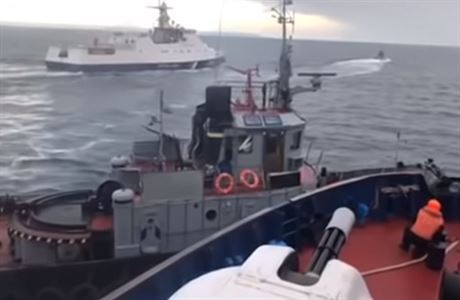 Lo ruské pohraniní stráe narazila do ukrajinského remorkéru
