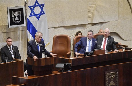 Prezident Zeman na návtv Izraele.