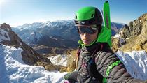 V polovin listopadu Michal najdr vystoupal na vrchol Kitzsteinhornu u...
