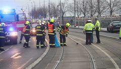 Provoz smrem do centra asi 1,5 hodiny stál, tramvaje místo objídly.