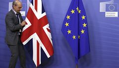 Vlajka Velké Británie a EU