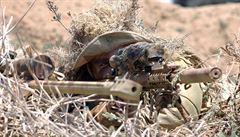 Odst�elova� z americké jednotky Navy SEALs.